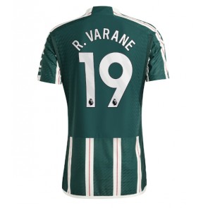 Lacne Muži Futbalové dres Manchester United Raphael Varane #19 2023-24 Krátky Rukáv - Preč